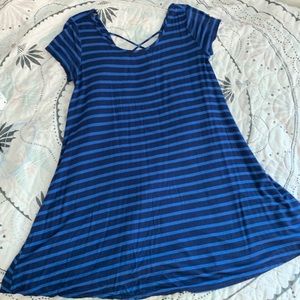 Gianni Bini Casual Striped T-Shirt Dress